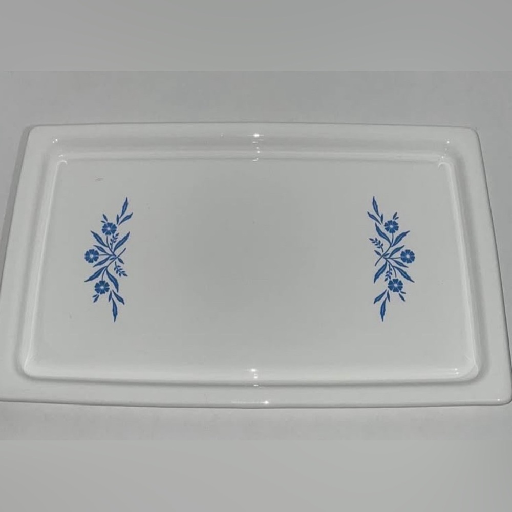 Corning Ware Blue Cornflower 16” P 45 Canada Broil Bake Tray Platter
Corningware